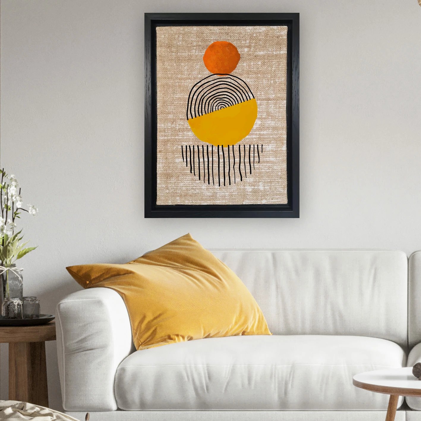 Pikturë dekorative në kanavacë, shumëngjyrëshe, Wallity, LSJ319906281924 - 6696