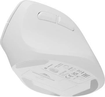 Maus vertikal Natec Crake 2, Bluetooth, 2400 DPI, i bardhë