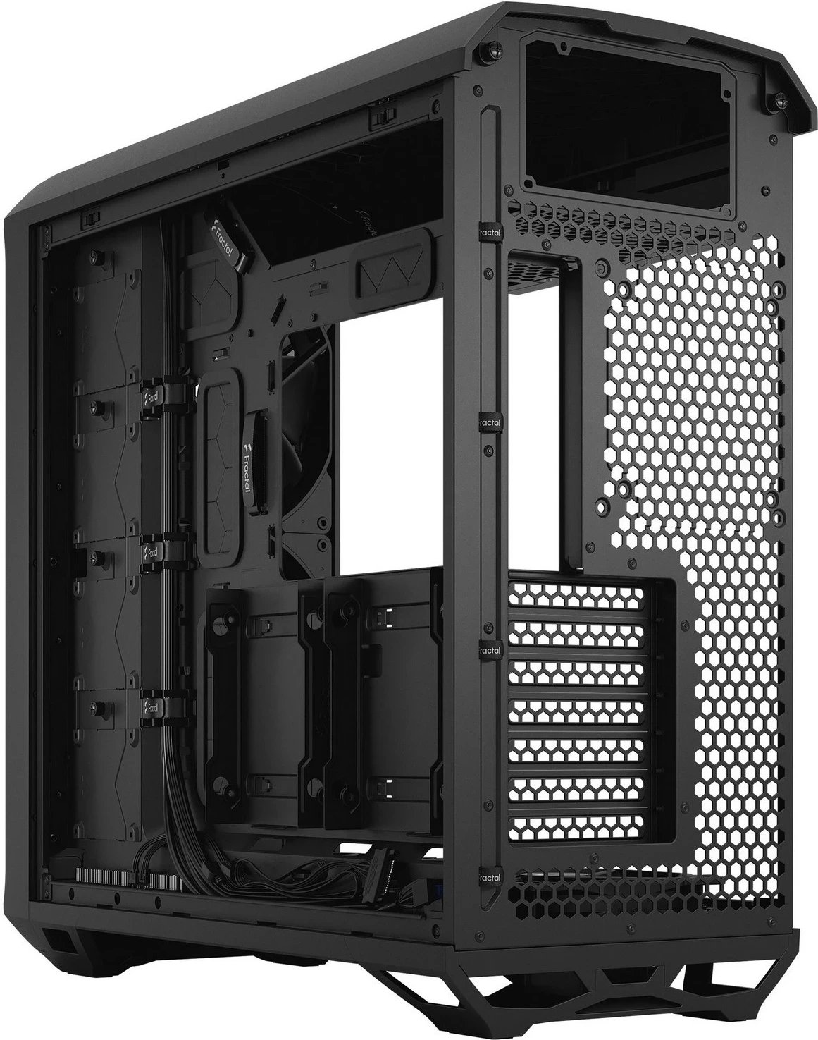 Kasë Fractal Design Torrent, ATX, Midi Tower, e zezë Kasë Fractal Design Torrent, ATX, Midi Tower, e zezë