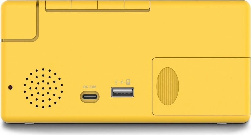 Orë alarmi elektronike Hama Ibiza 222210, digjitale, port USB, e verdhë