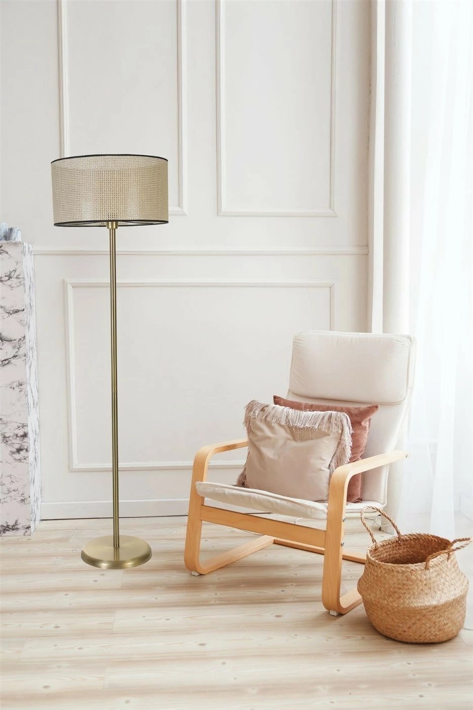 Llambë dyshemeje Opviq, ngjyrë ari, 8855-5