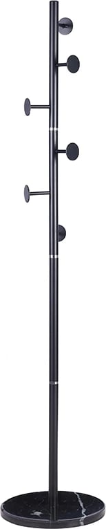 Stendë për pallto Adriana, metal i zi, 37x172cm