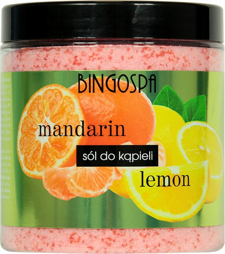 Kripë për banjë për femra BingoSpa Mandarin & Lemon 900g