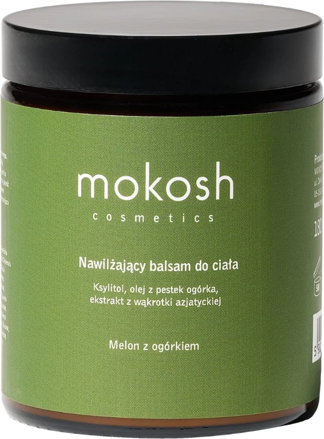 Balsam për trup për femra Mokosh Melon me kastravec, 180ml