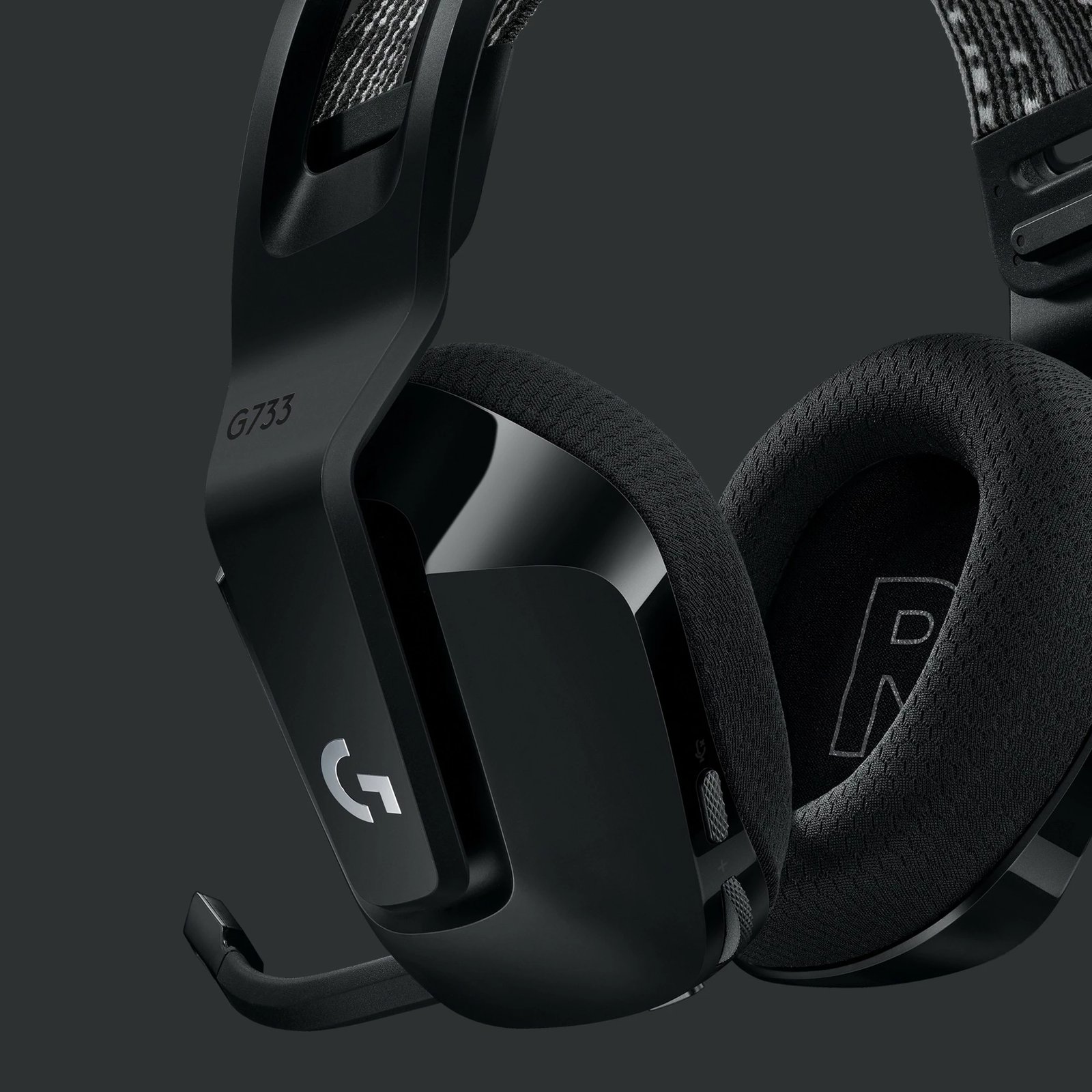Kufje gaming Logitech G G733 LIGHTSPEED, wireless, RGB, e zezë