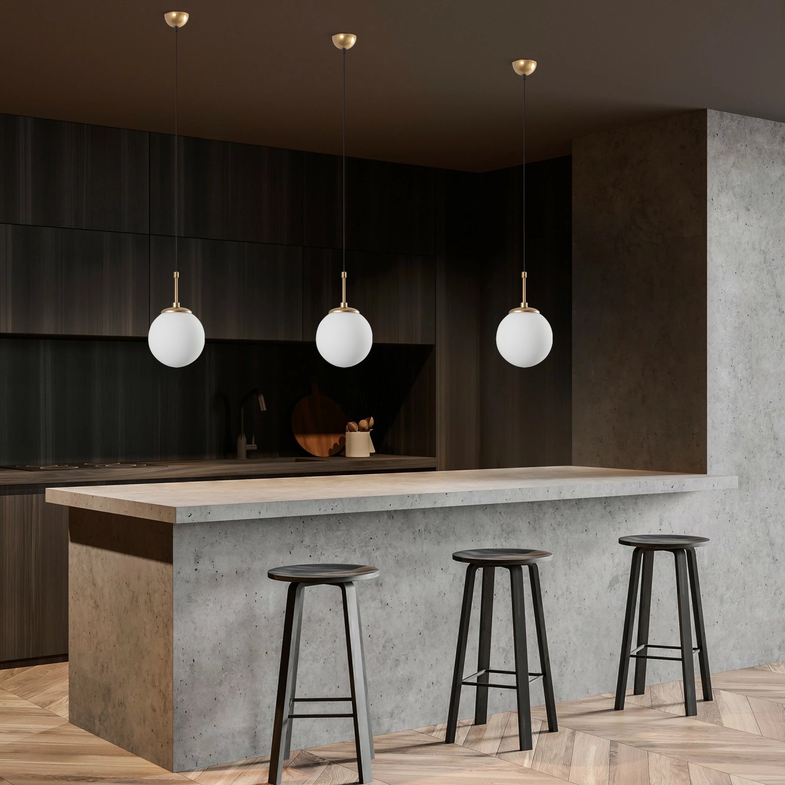 Llambë tavani Opviq, Orbital, ngjyrë ari, 20-14042