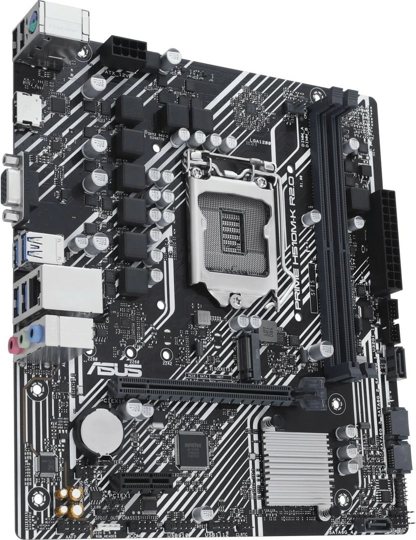 Pllakë amë Asus PRIME H510M-K R2.0, micro ATX, LGA1200, 2 DDR4, HDMI, e zezë