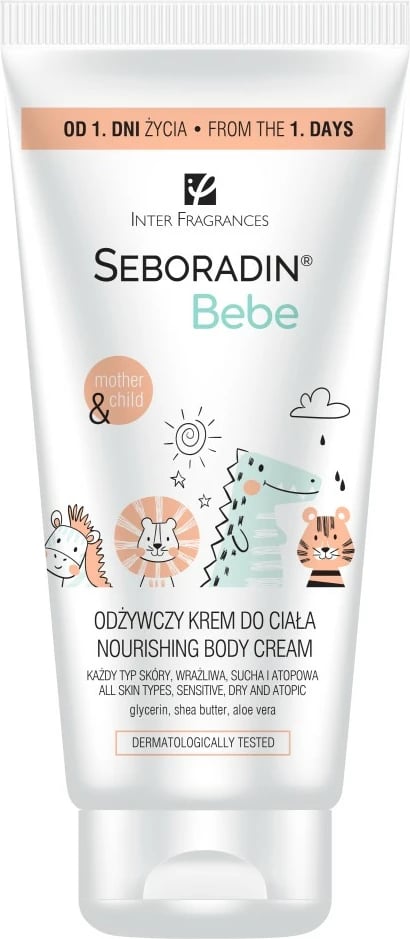 Krem trupi ushqyes për fëmijë Seboradin BEBE, 200ml