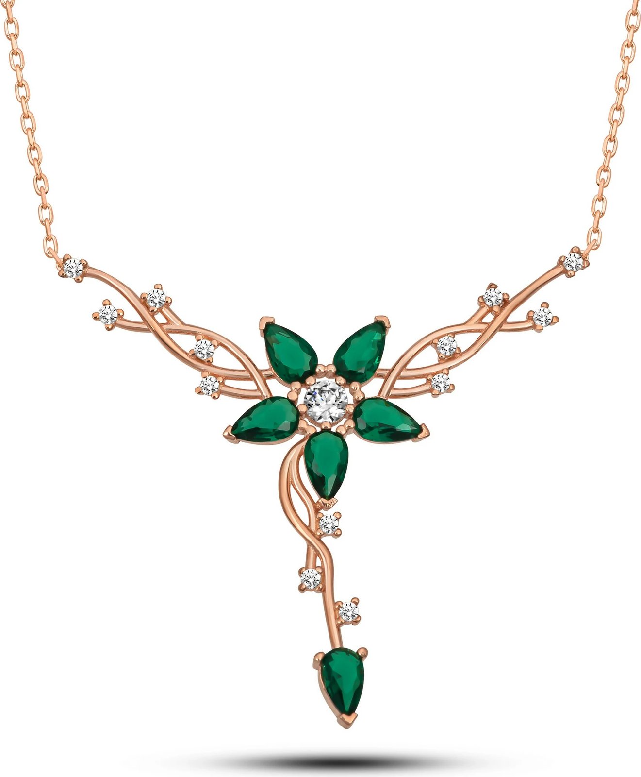 Varëse argjendi Jumeon, NRZ998641, ngjyrë rozë e artë, e gjelbër dhe e bardhë