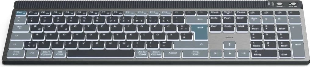 Set tastierë dhe maus wireless Hama WKM-750, QWERTY, i zi