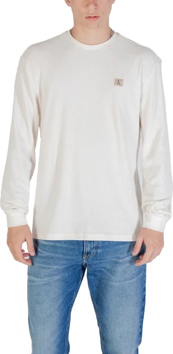 Xhemper për meshkuj Calvin Klein Jeans, i bardhë