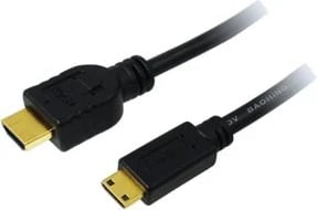 Kabllo HDMI-mini HDMI, LogiLink, 1.5m, e zezë 
