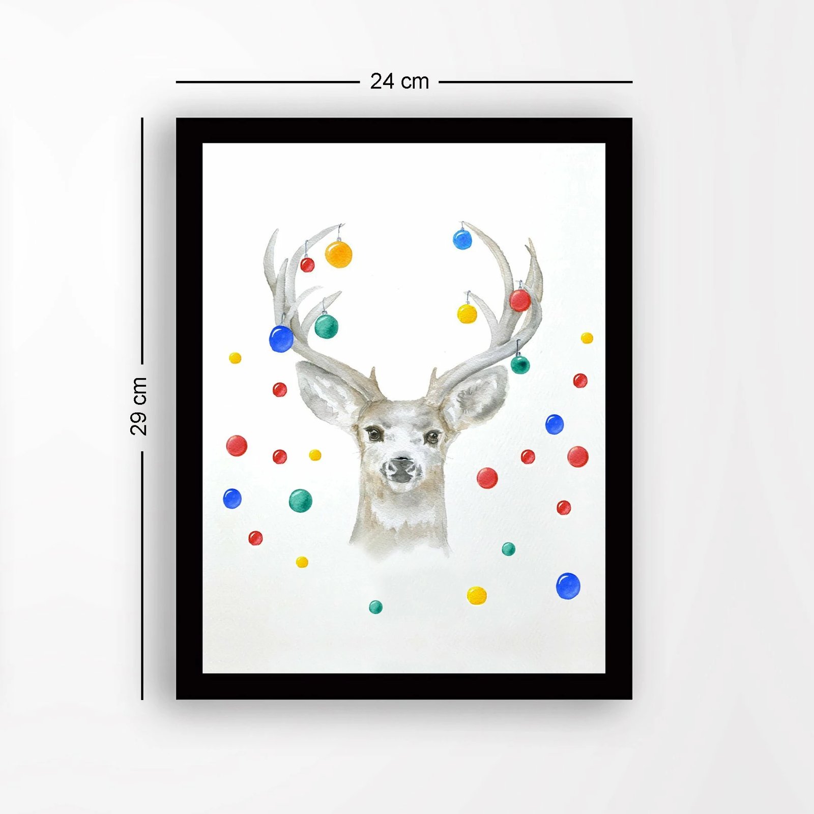 Pikturë dekorative me kornizë MDF, shumëngjyrëshe, SC7436501493479