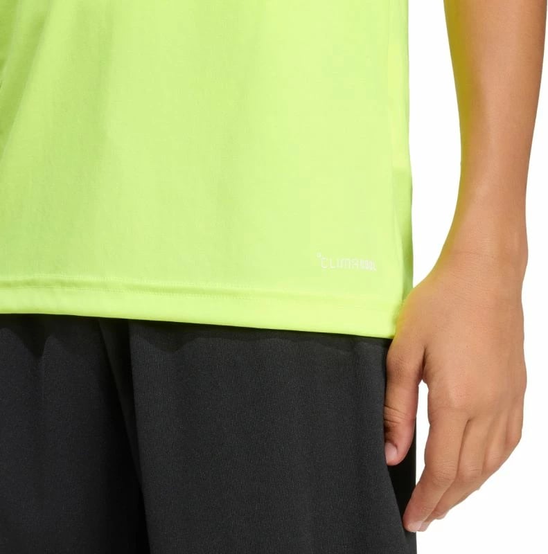 Fanellë për fëmijë adidas, e verdhë neon