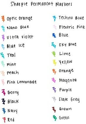 Set markera Sharpie Fine 24 copë, shumëngjyrëshe, majë e hollë