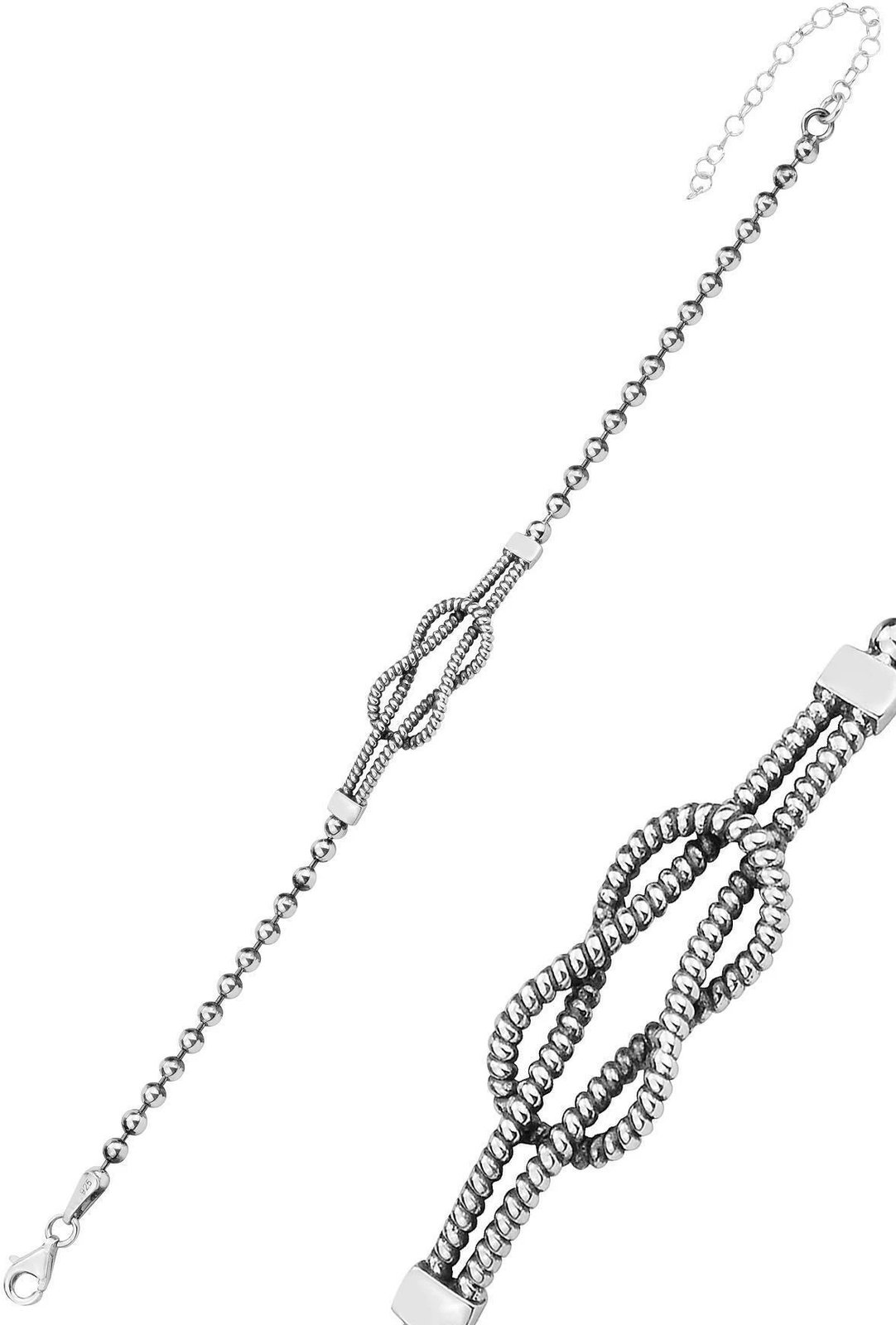 Byzylyk argjendi Jumeon, ngjyrë e zezë, SGTL12428