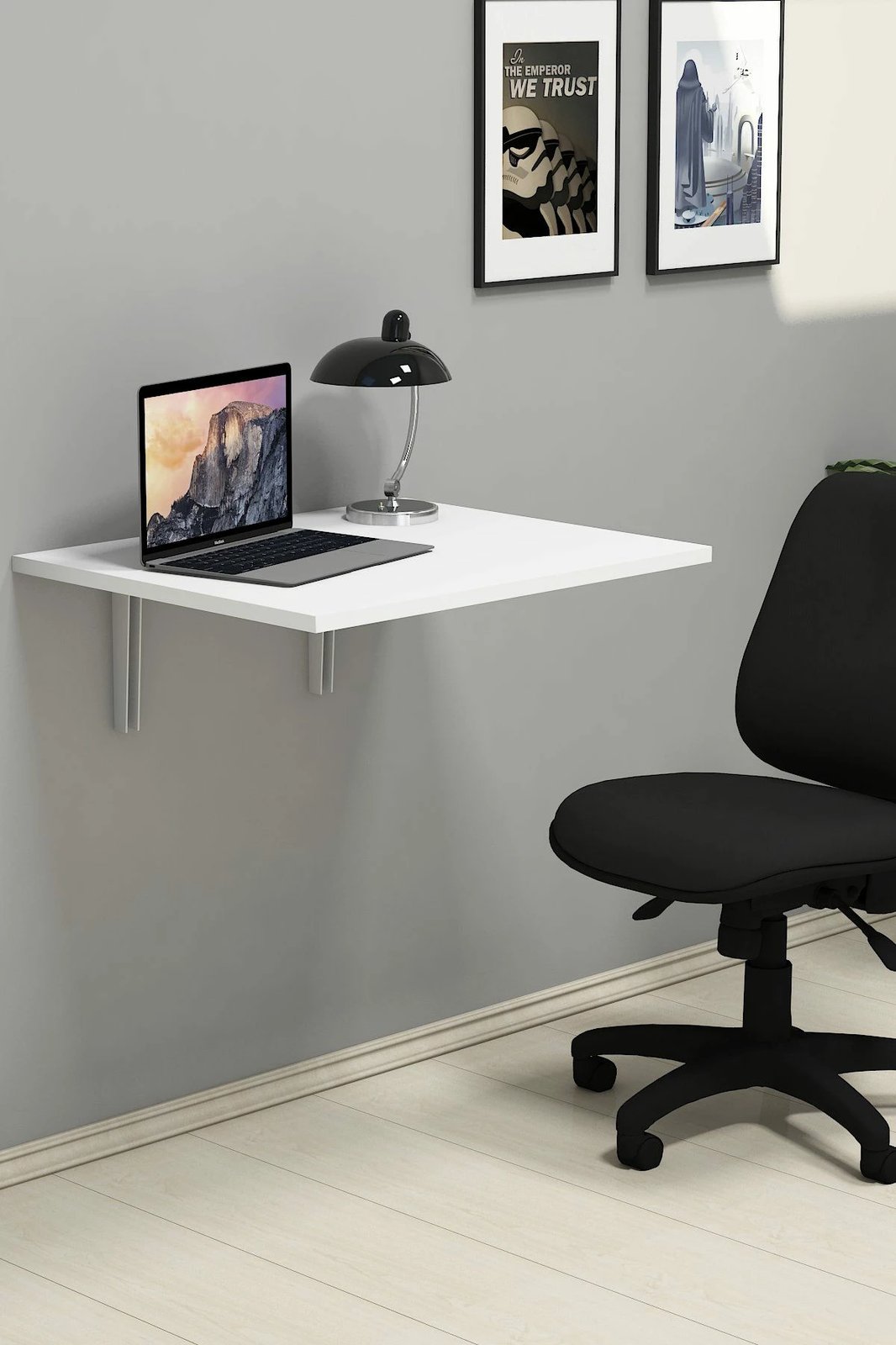 Tavolinë palosëse Hanah Home, Nur, e bardhë