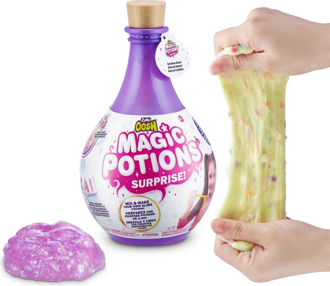 Set lodrash Oosh Fun Magic Potion Slime Surprise, 12 copë, ngjyra të përziera Set lodrash Oosh Fun Magic Potion Slime Surprise, 12 copë, ngjyra të përziera