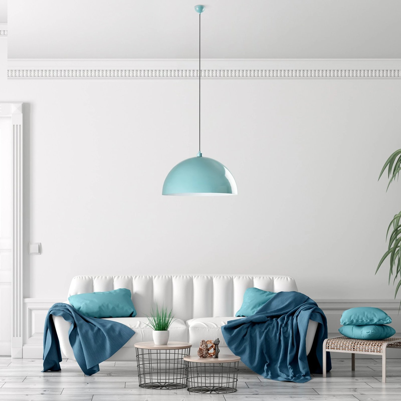 Llambë tavani Opviq, Kure 236, ngjyrë turquoise