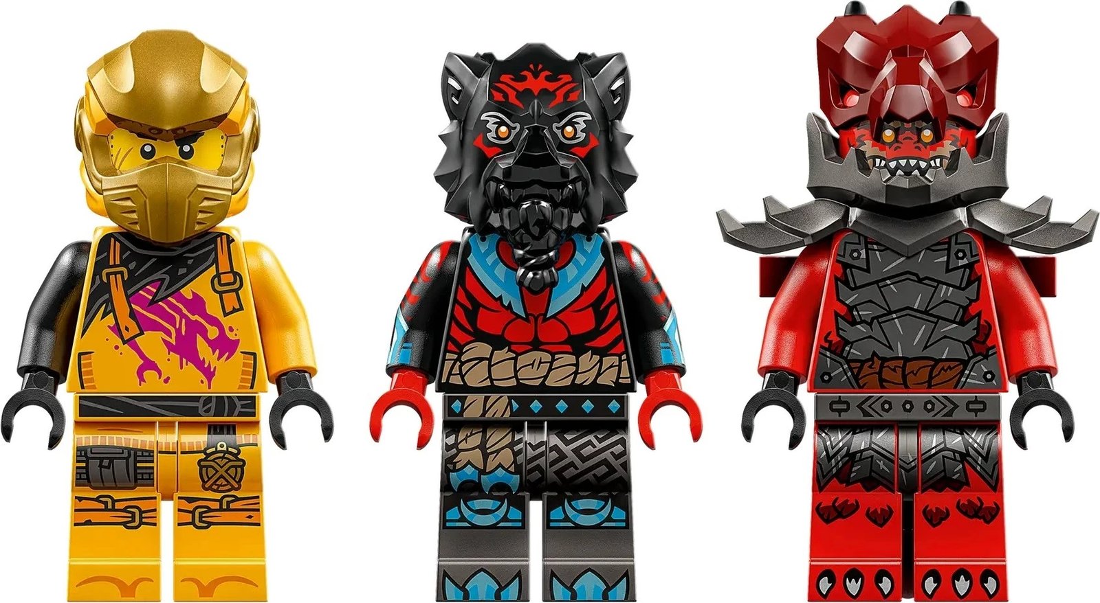 Set LEGO NINJAGO 71833 Ras and Arin's Super Storm Jet, 510 pjesë