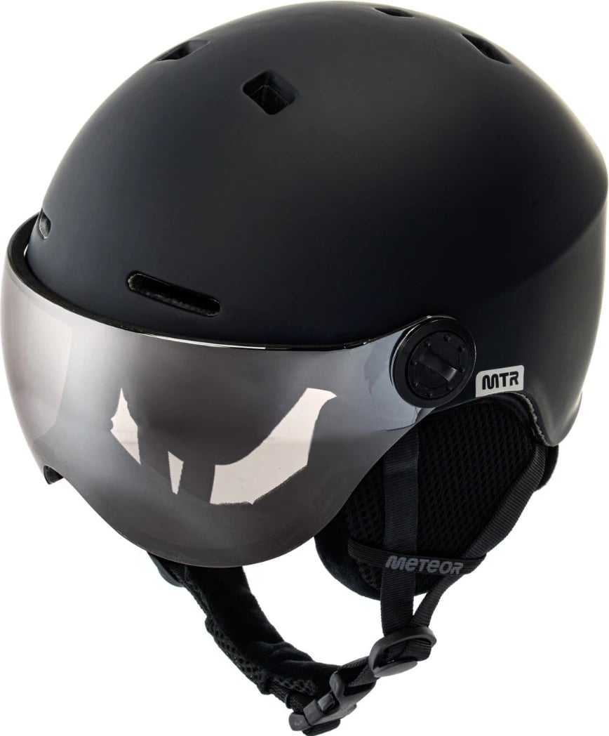 Helmetë skijimi Meteor unisex, e zezë