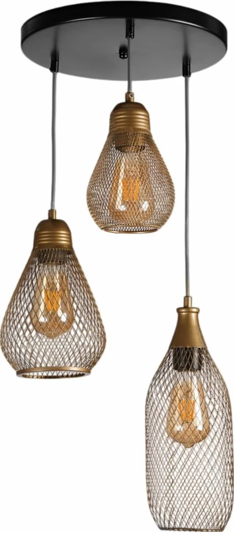 Llambë tavani Opviq, 9076-2, ngjyrë ari dhe e zezë