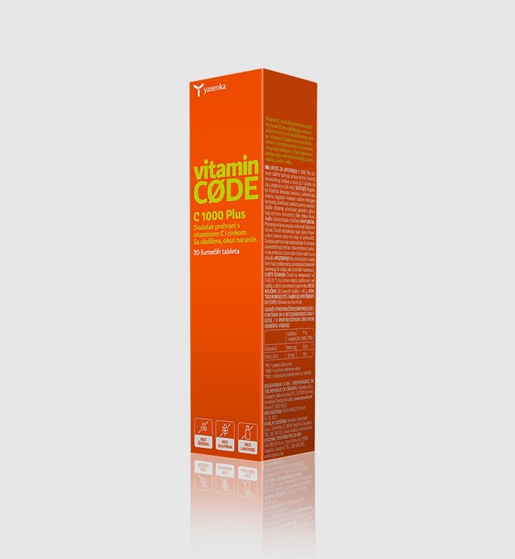 Suplment ushqimor Yasenka Vitamin CODE C 1000 Plus