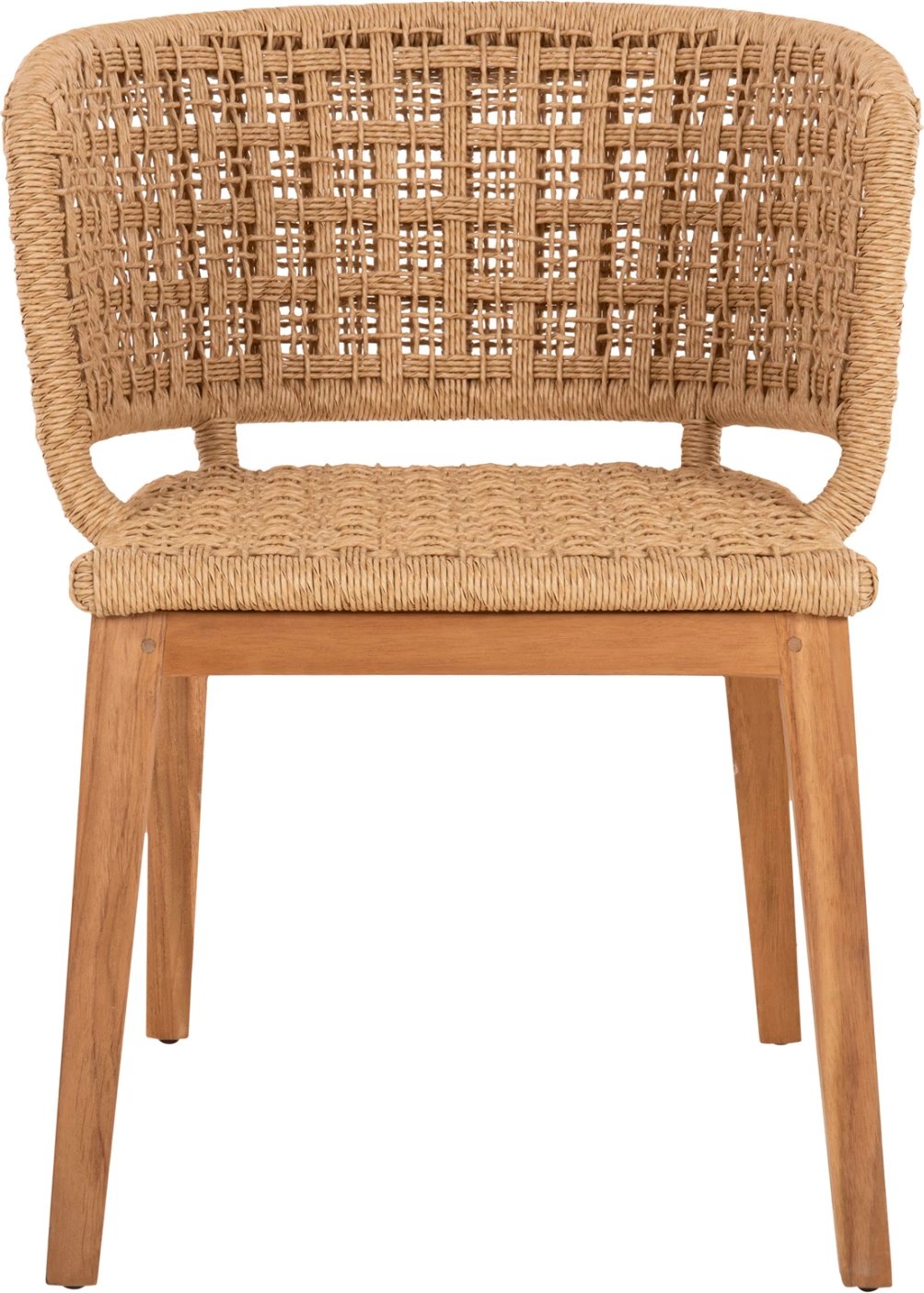 Karrige për brenda FARLEY, dru teak, litar sintetik, ngjyrë natyrale, 57x58x86H cm