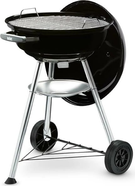grill qymyri, Weber, Compact Kettle 47 cm, 1221004, e zezë