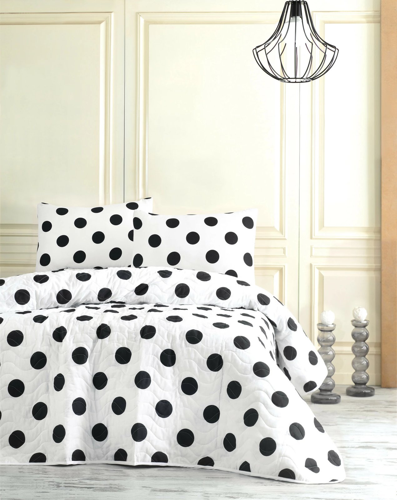 Set mbulesë krevati e qepur, një person, L'essentiel, pika