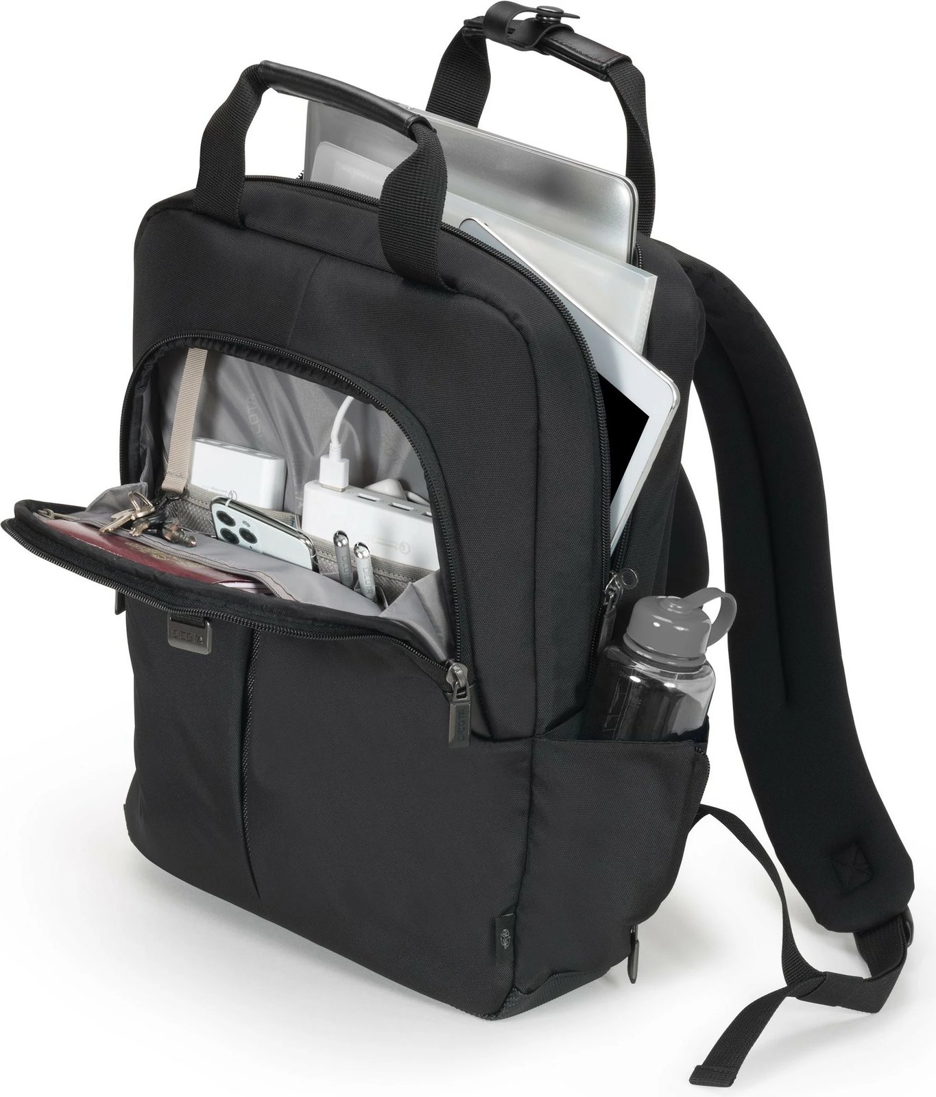 Çantë shpine DICOTA ECO Slim PRO, 14.1", rrip shpatullash, e zezë