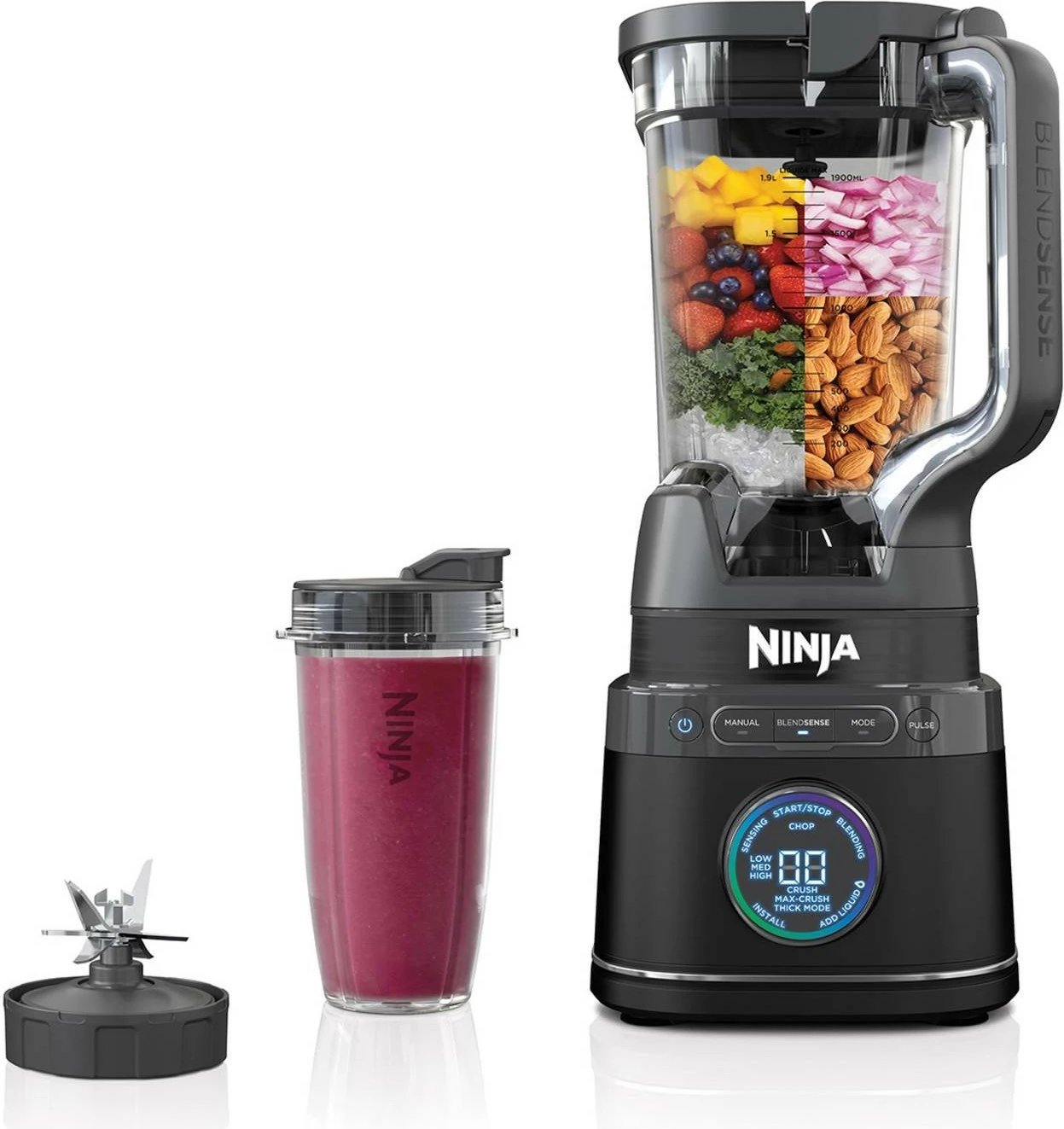 Blender Ninja Detect Power Mixer Pro, 2.1 L, 1200 W, Ngjyrë e zezë