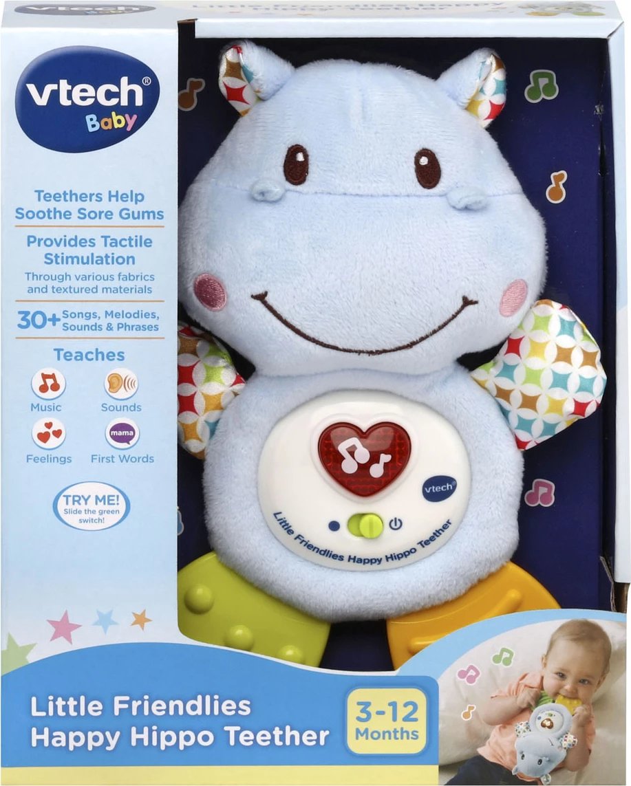 VTech Baby Little Friendlies - Hippo Lodër për Dhëmbë