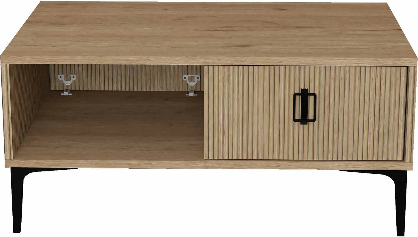 Tavolinë e ulët për kafe, ngjyrë lis safir, Skye Decor, 2004 Sare