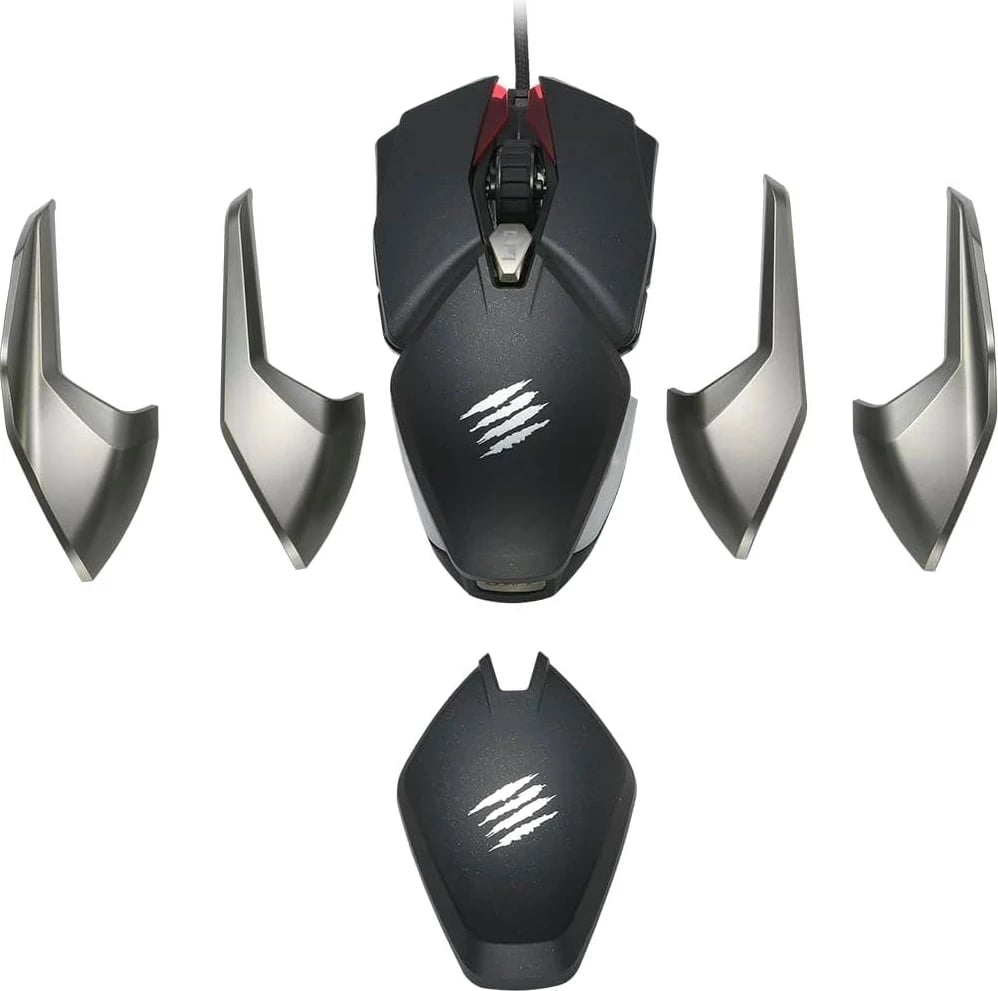 Maus Mad Catz B.A.T. 6+, RGB, i zi