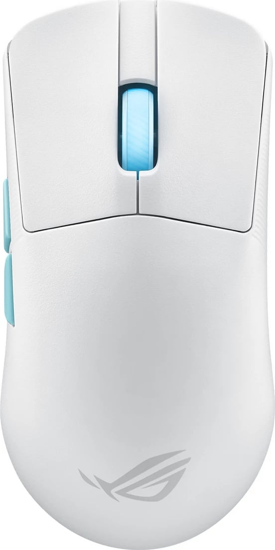 Maus gaming, Asus ROG Harpe Ace Aim Lab Edition 90MP02W0-BMUA10, me kabllo dhe me bateri, USB Type-C, e bardhë