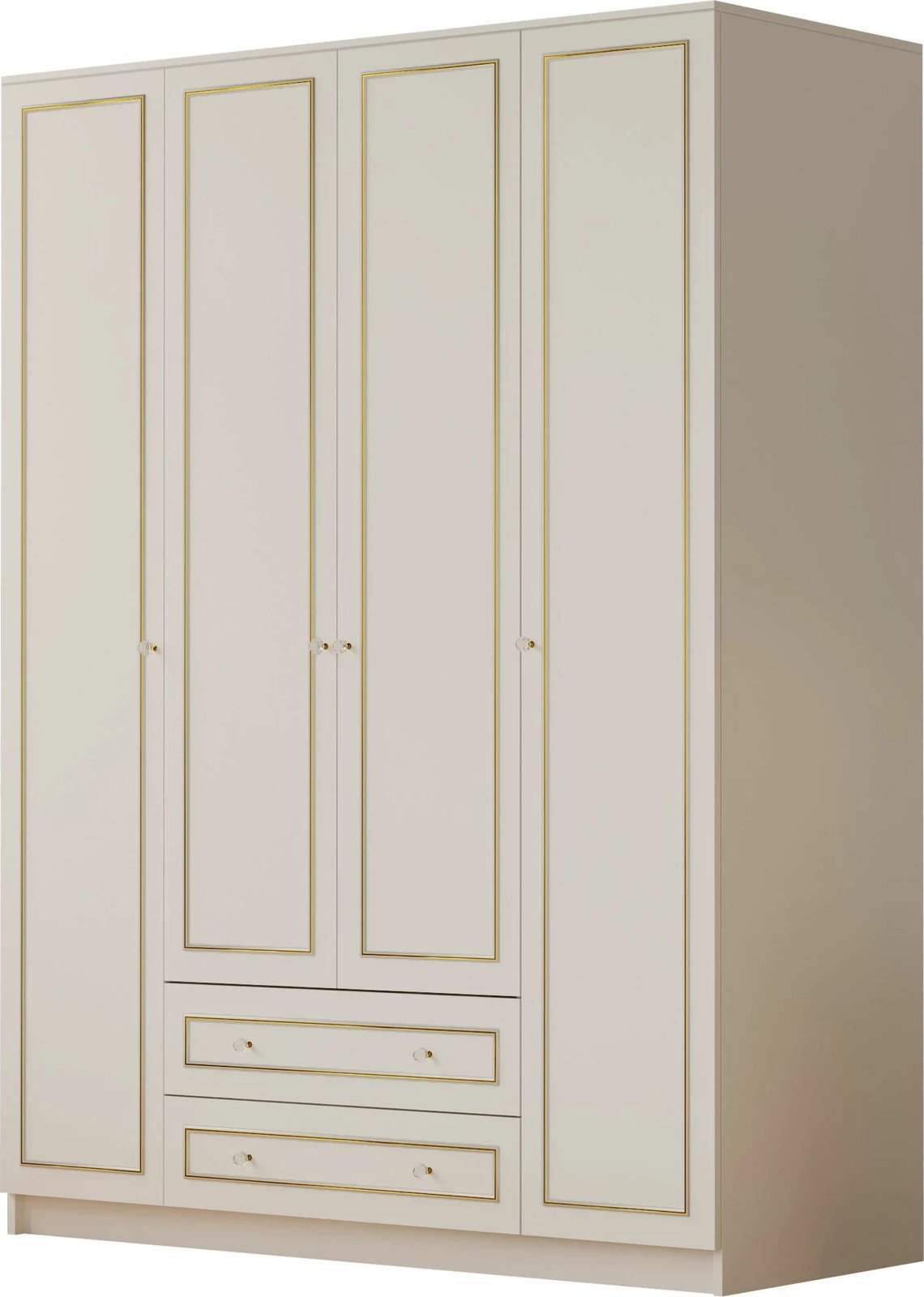 Dollap Skye Decor, ngjyrë e bardhë mat, RB-079