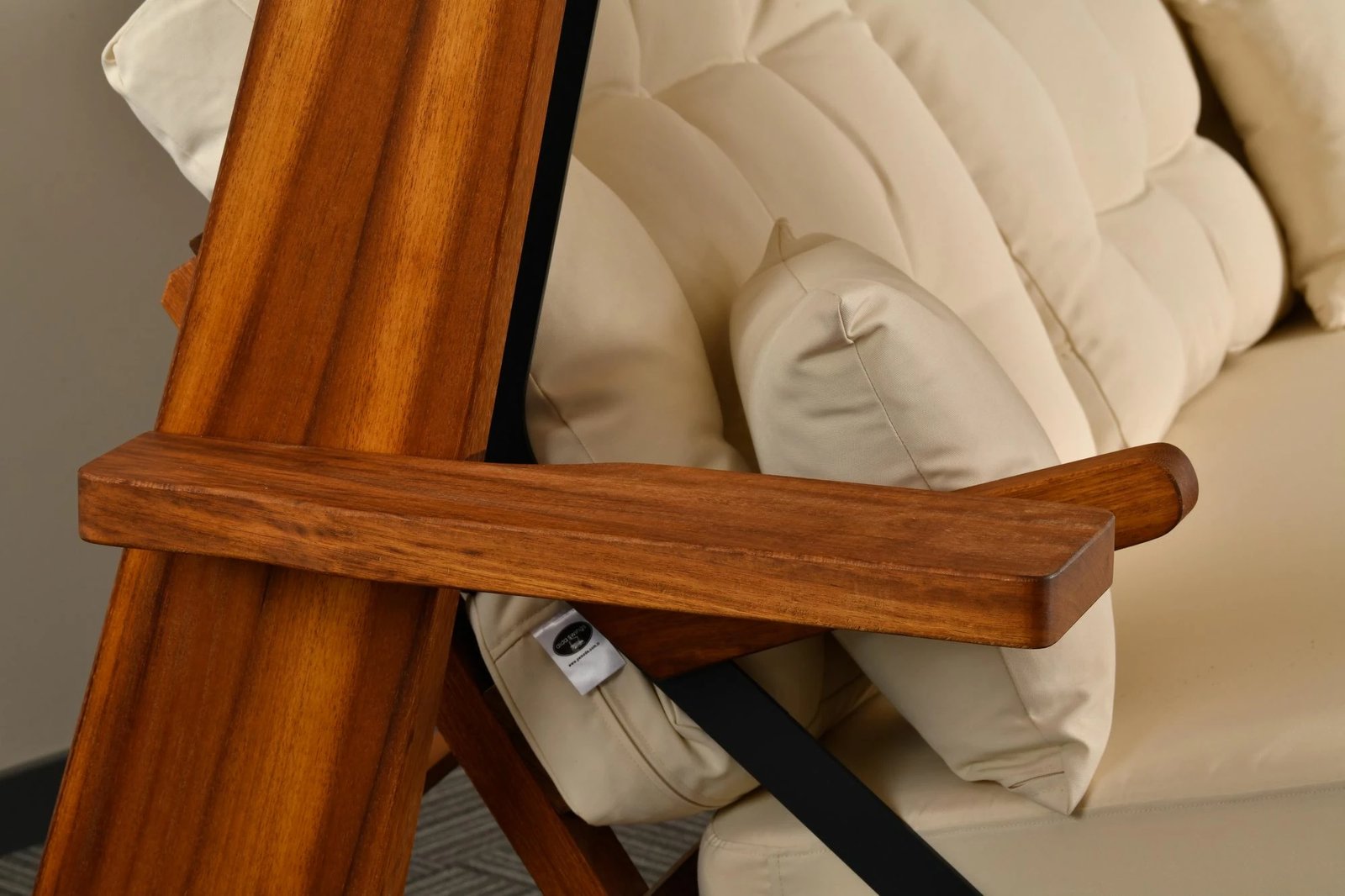 Karrige lëkundëse treshe për kopsht, ngjyrë bezhë, Skye Decor, Sia 2400