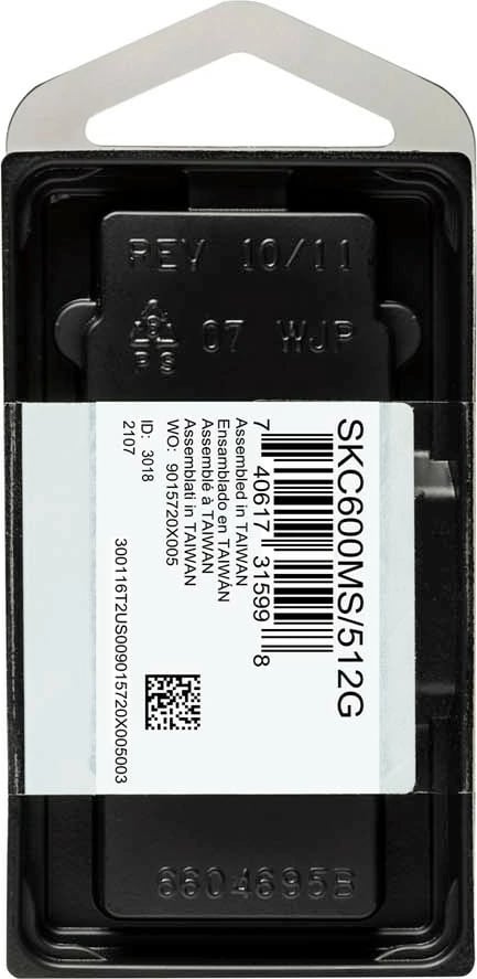 SSD Kingston SKC600MS/512G, 512GB, mSATA, Blu