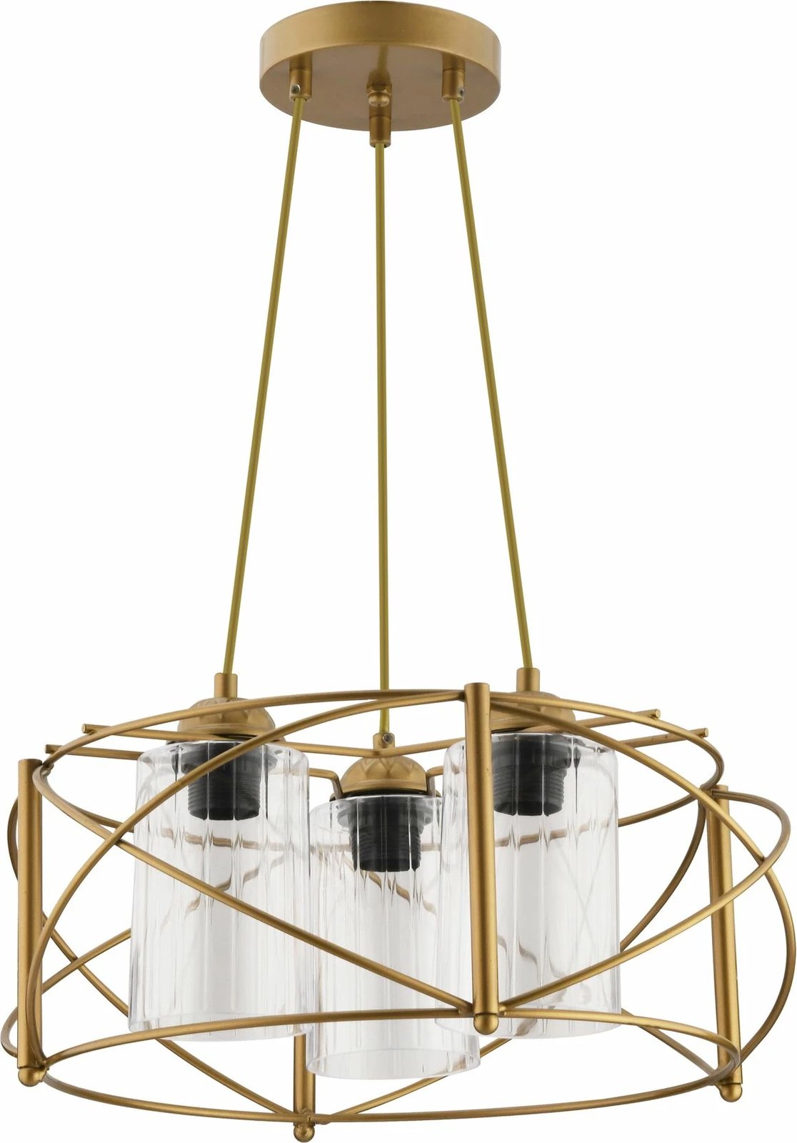 Llambë tavani Opviq, xham Dratkruh, ngjyrë ari, transparente