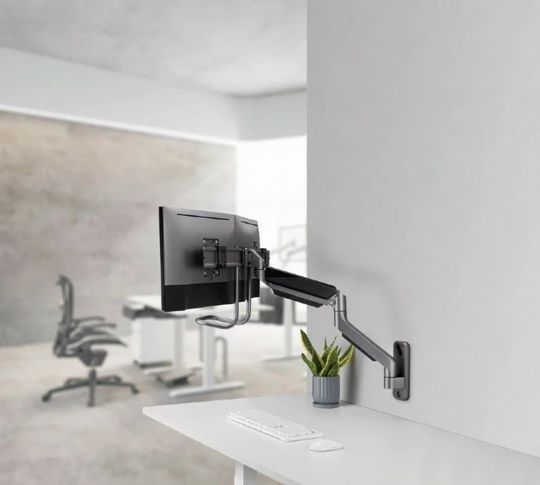 Mbajtës muri për dy monitorë Gembird MA-WA2-02, 17-32 inç, i zi Mbajtës muri për dy monitorë Gembird MA-WA2-02, 17-32 inç, i zi