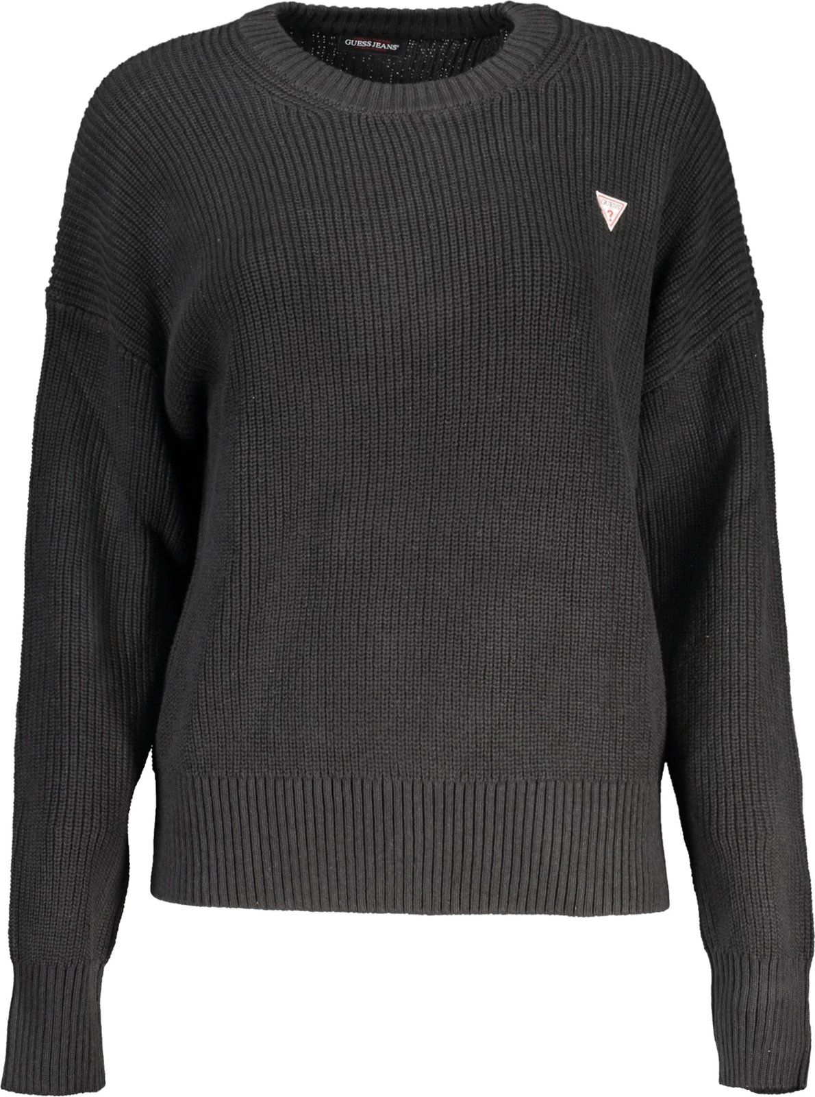 Maicë e gjatë për femra GUESS JEANS, e zezë