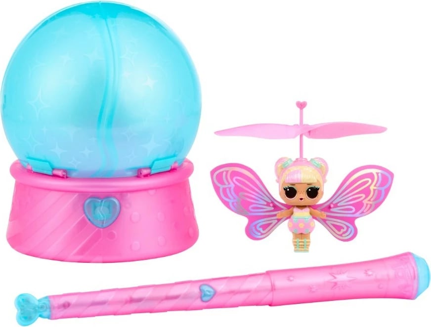 Kukull fluturuese L.O.L. Surprise Magic Flyers Flower Child, me bateri, set