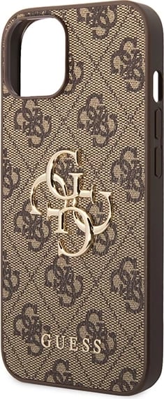 Mbështjellës Guess GUHCP15S4GMGBR për iPhone 15 6.1", 4G Big Metal Logo, Kafe Mbështjellës Guess GUHCP15S4GMGBR për iPhone 15 6.1", 4G Big Metal Logo, Kafe