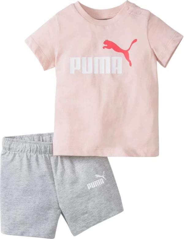 Trenerka për vajza Puma, rozë dhe gri