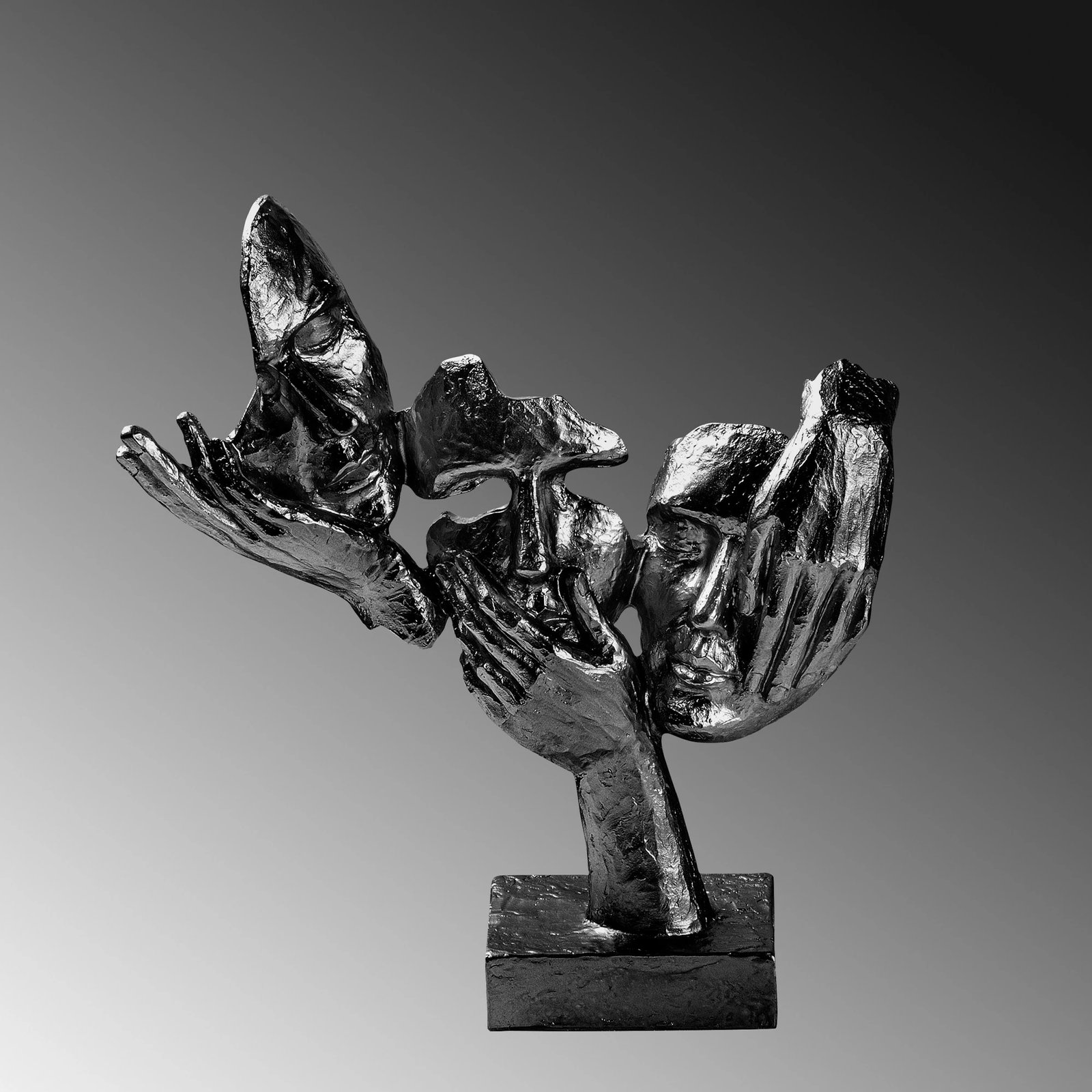 Objekt dekorativ Aberto Design, Yak-033-C, ngjyrë e zezë