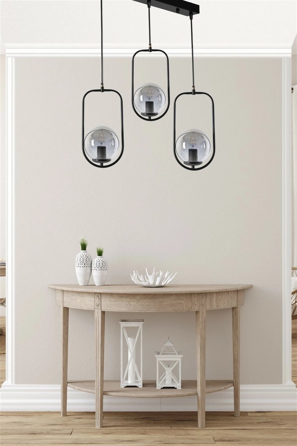 Llambë tavani Opviq, model 8496-6, e zezë