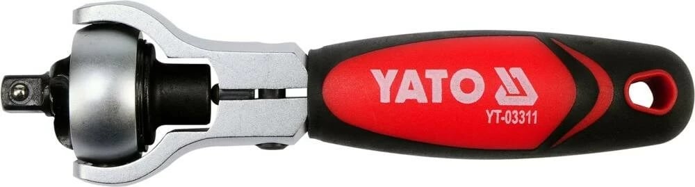Çelës ratchet YATO YT-03311, 1/4", 72 dhëmbë, CrV 6140, Kuq