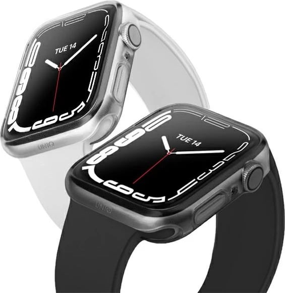 Mbështjellës UNIQ Glase për Apple Watch 7, 41mm, 2 copë, transparent dhe gri
