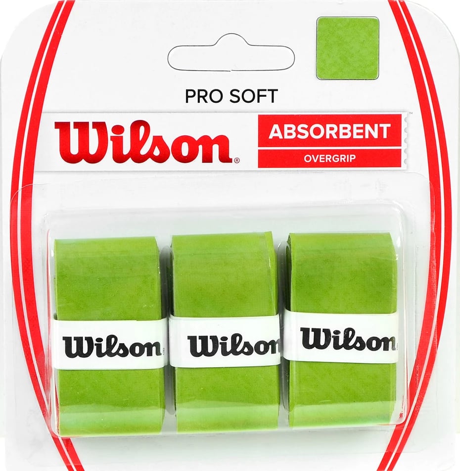 Overgrip për tenis Wilson, jeshile